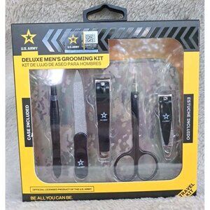 US Army Deluxe Mens Grooming Kit With Case Gift Set New In Box